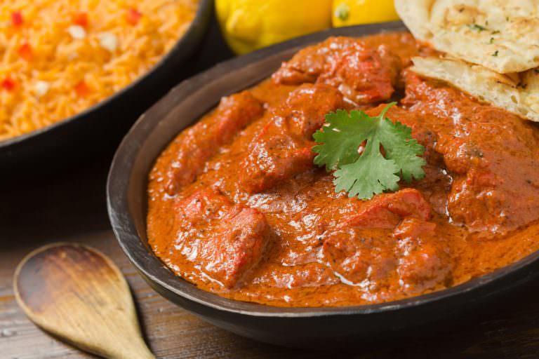 Butter chicken by Rangoli Indian Cuisine & Sweets.